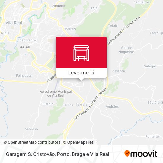 Garagem S. Cristovão mapa