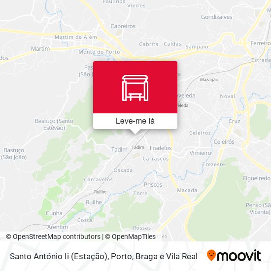 Santo António Ii (Estação) mapa