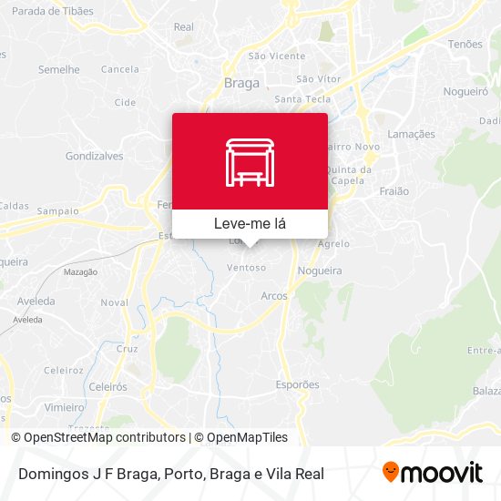 Domingos J F Braga mapa