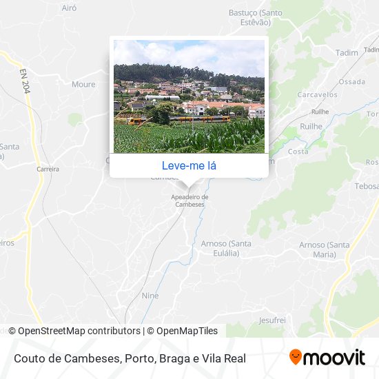 Couto de Cambeses mapa