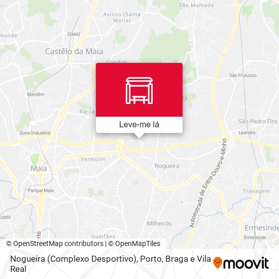 Nogueira (Complexo Desportivo) mapa