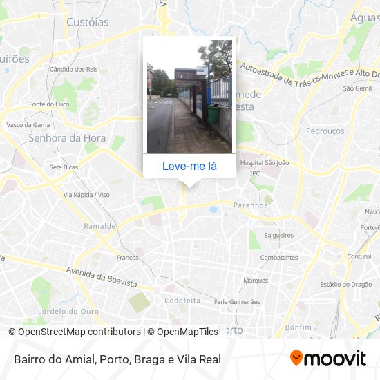 Bairro do Amial mapa