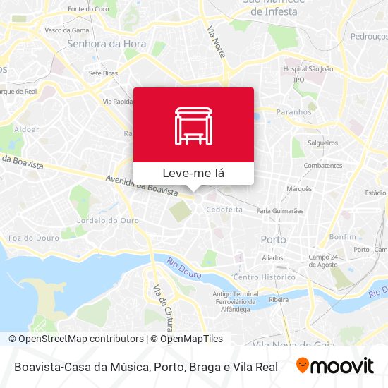 Boavista-Casa da Música mapa