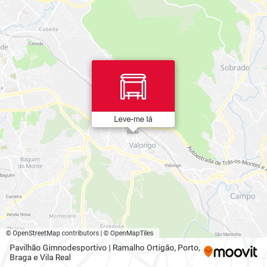 Pavilhão Gimnodesportivo | Ramalho Ortigão mapa