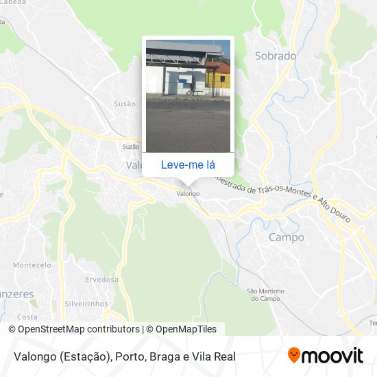 Valongo (Estação) mapa