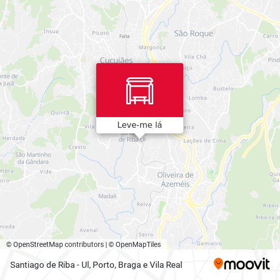 Santiago de Riba - Ul mapa