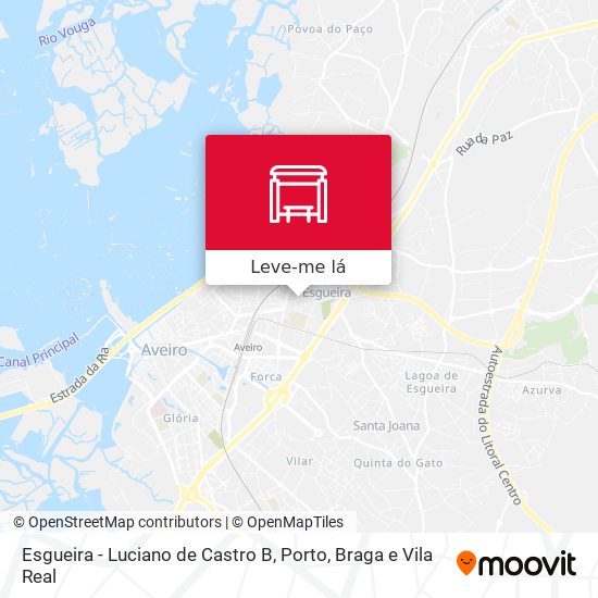 Esgueira - Luciano de Castro B mapa