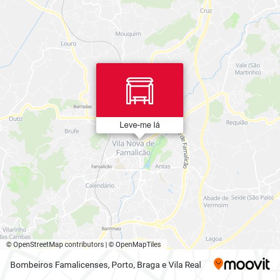 Bombeiros Famalicenses mapa