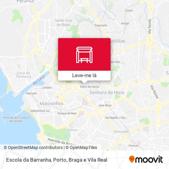 Escola da Barranha mapa