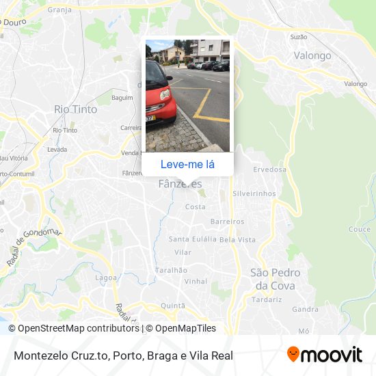 Montezelo Cruz.to mapa