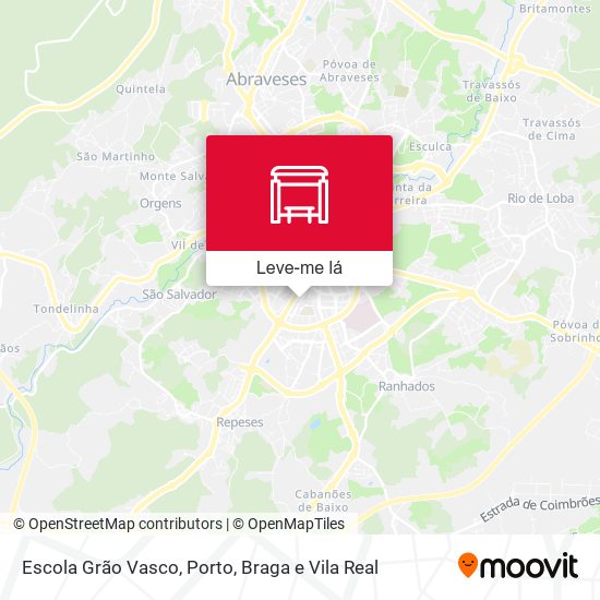 Escola Grão Vasco mapa