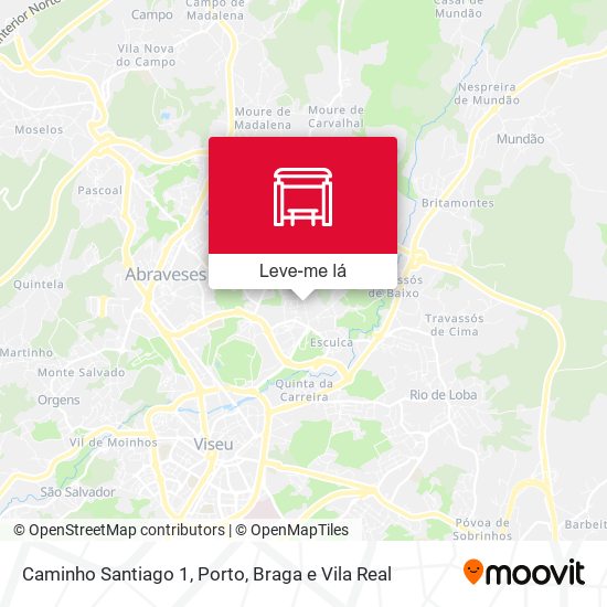 Caminho Santiago 1 mapa