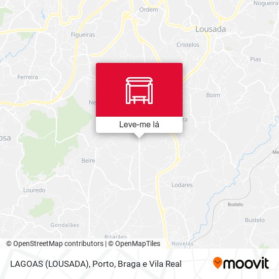 LAGOAS (LOUSADA) mapa