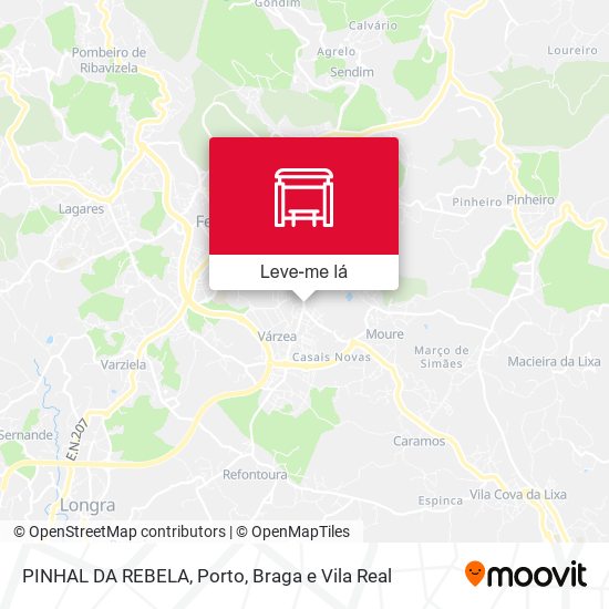 PINHAL DA REBELA mapa