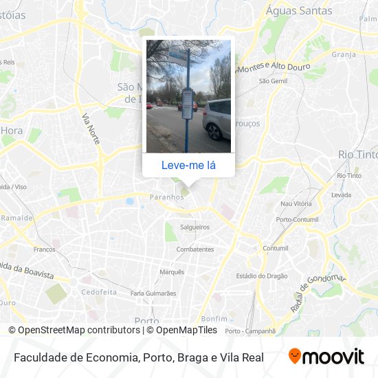 Faculdade de Economia mapa