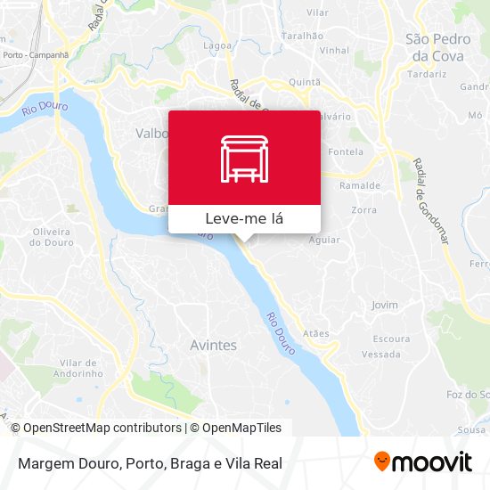 Margem Douro mapa