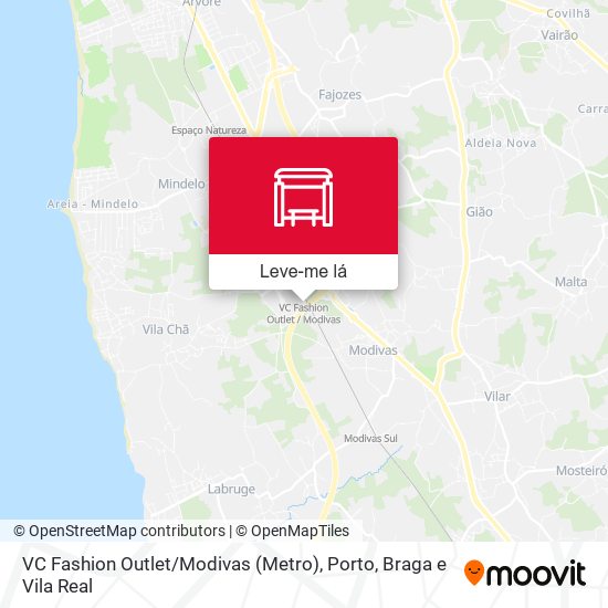 VC Fashion Outlet / Modivas (Metro) mapa