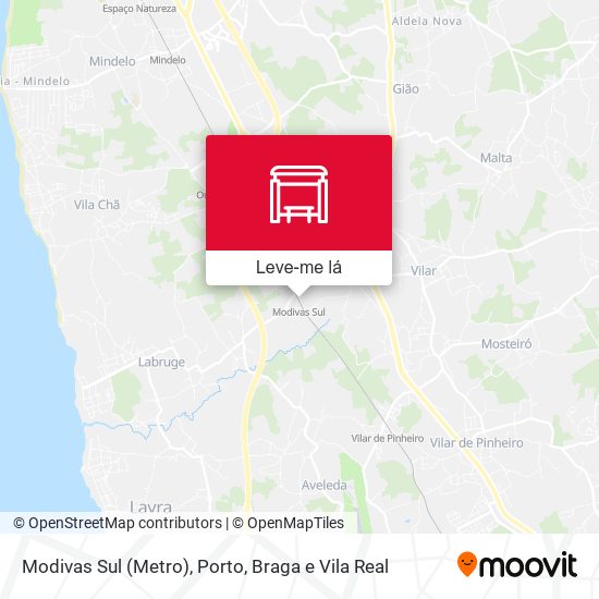 Modivas Sul (Metro) mapa