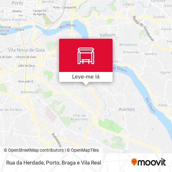 Rua da Herdade mapa