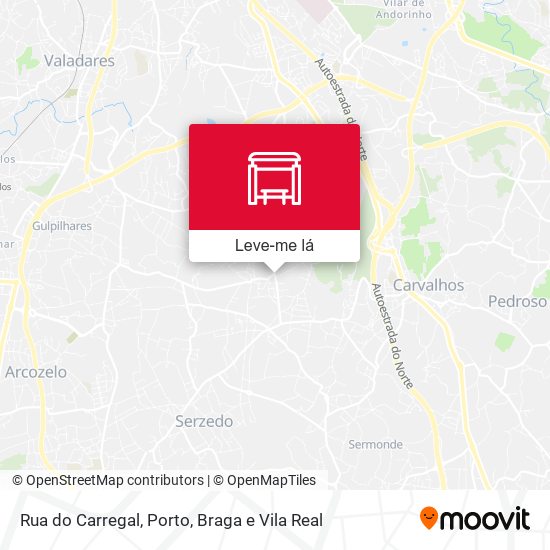 Rua do Carregal mapa
