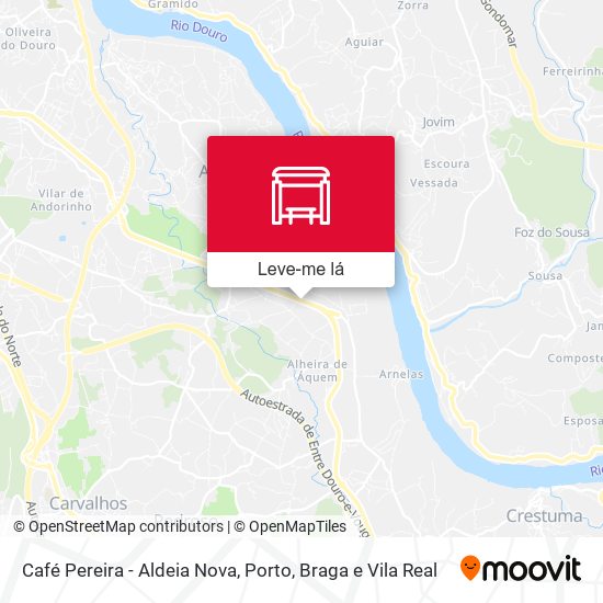 Café Pereira - Aldeia Nova mapa