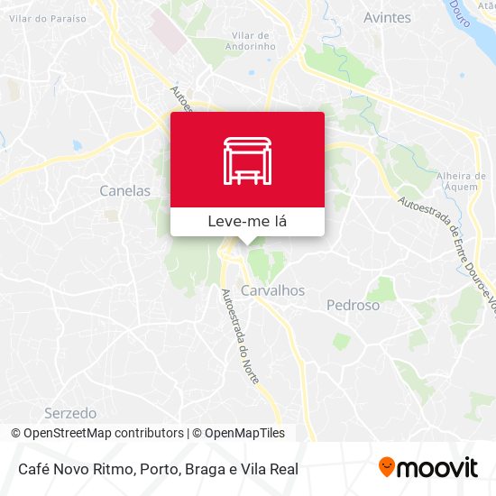 Café Novo Ritmo mapa