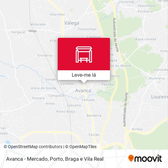 Avanca - Mercado mapa