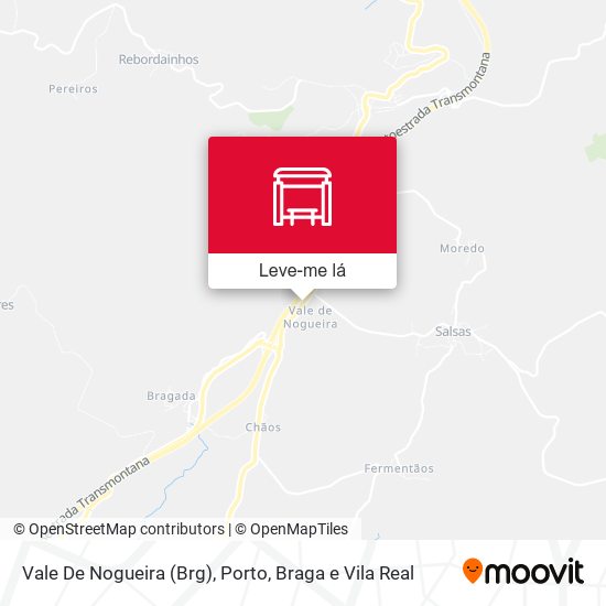 Vale de Nogueira (Brg) mapa
