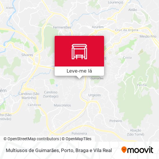 Multiusos de Guimarães mapa