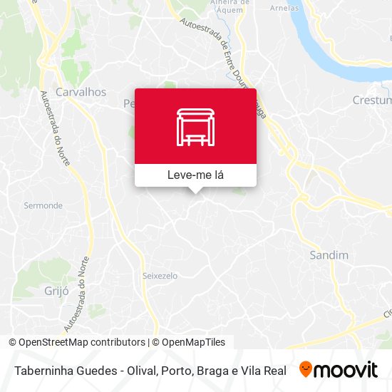 Taberninha Guedes - Olival mapa