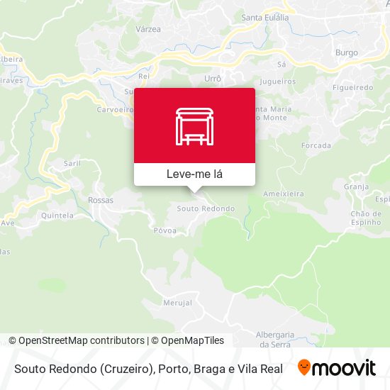 Souto Redondo (Cruzeiro) mapa