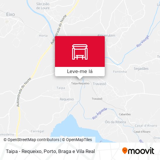 Taipa - Requeixo mapa