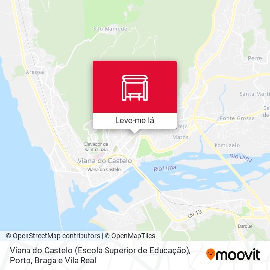 Viana do Castelo (Escola Superior de Educação) mapa