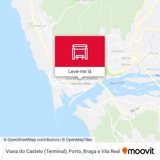 Viana do Castelo (Terminal) mapa