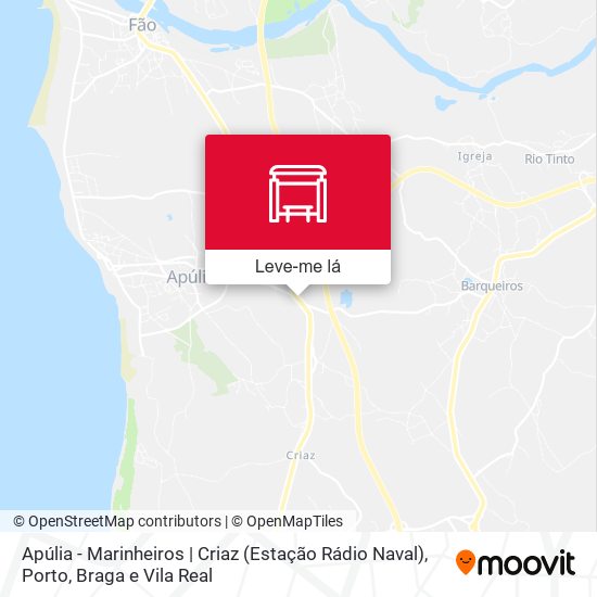 Apúlia - Marinheiros | Criaz (Estação Rádio Naval) mapa