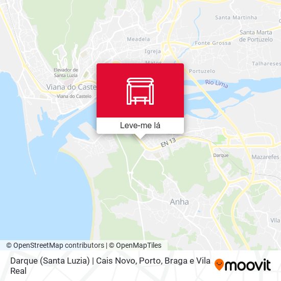 Darque (Santa Luzia) | Cais Novo mapa