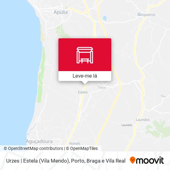 Urzes | Estela (Vila Mendo) mapa