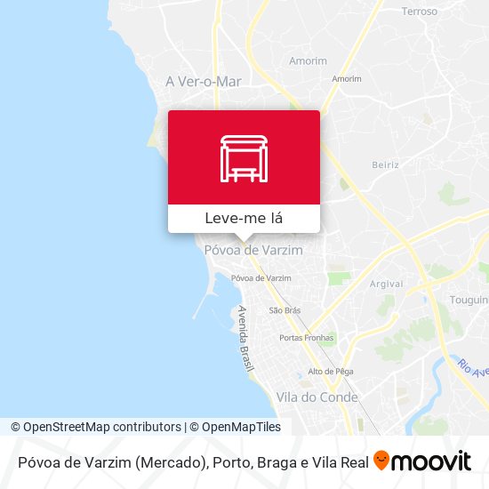 Póvoa de Varzim (Mercado) mapa