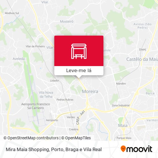 Mira Maia Shopping mapa