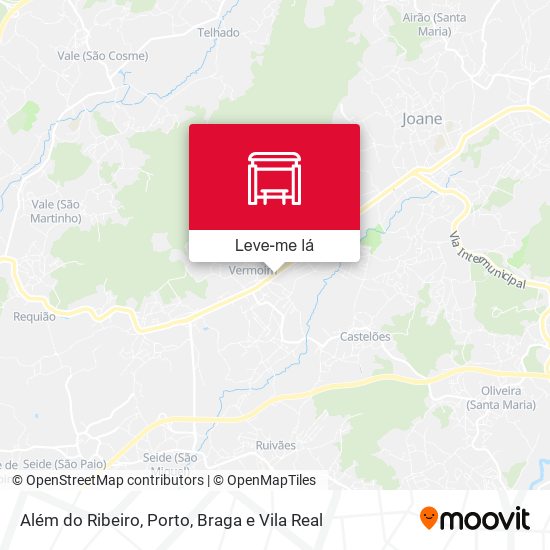 Além do Ribeiro mapa