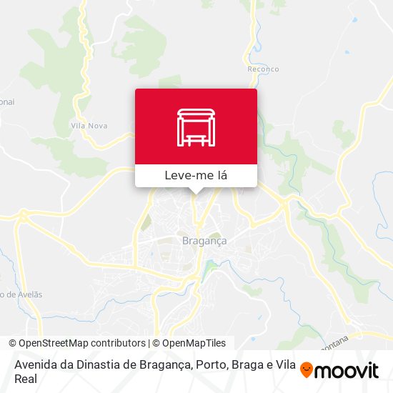Avenida da Dinastia de Bragança mapa
