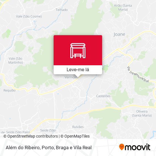 Além do Ribeiro mapa