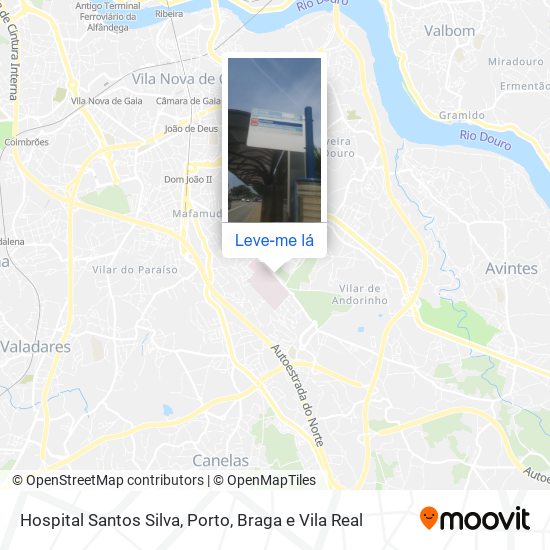 Hospital Santos Silva mapa