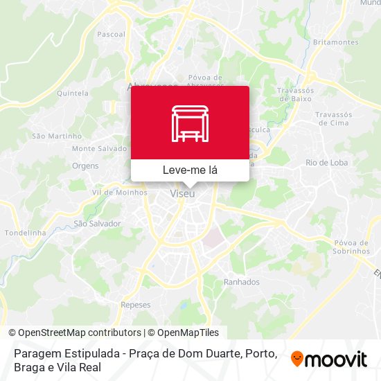 Paragem Estipulada - Praça de Dom Duarte mapa