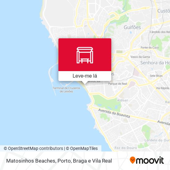 Matosinhos Beaches mapa