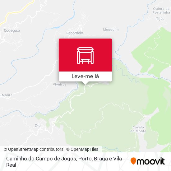 Caminho do Campo de Jogos mapa