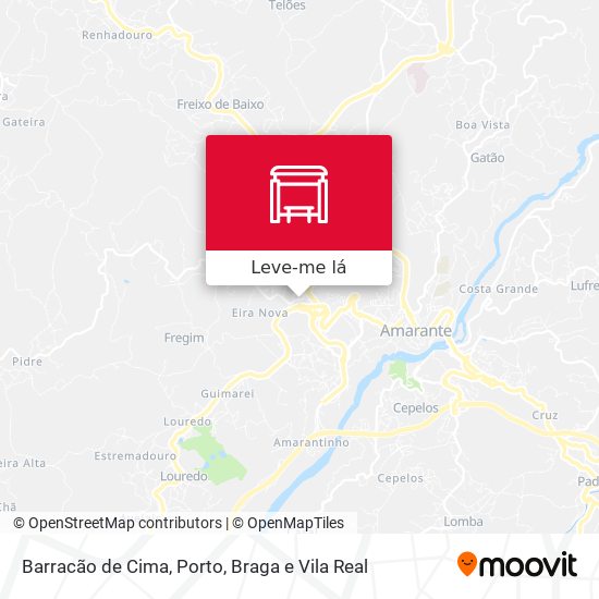 Barracão de Cima mapa