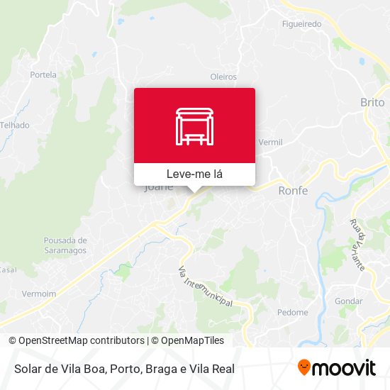 Solar de Vila Boa mapa