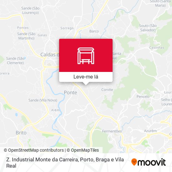 Z. Industrial Monte da Carreira mapa