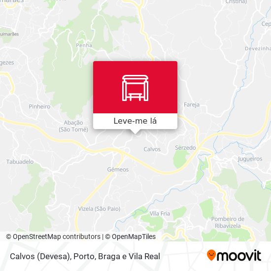 Calvos (Devesa) mapa